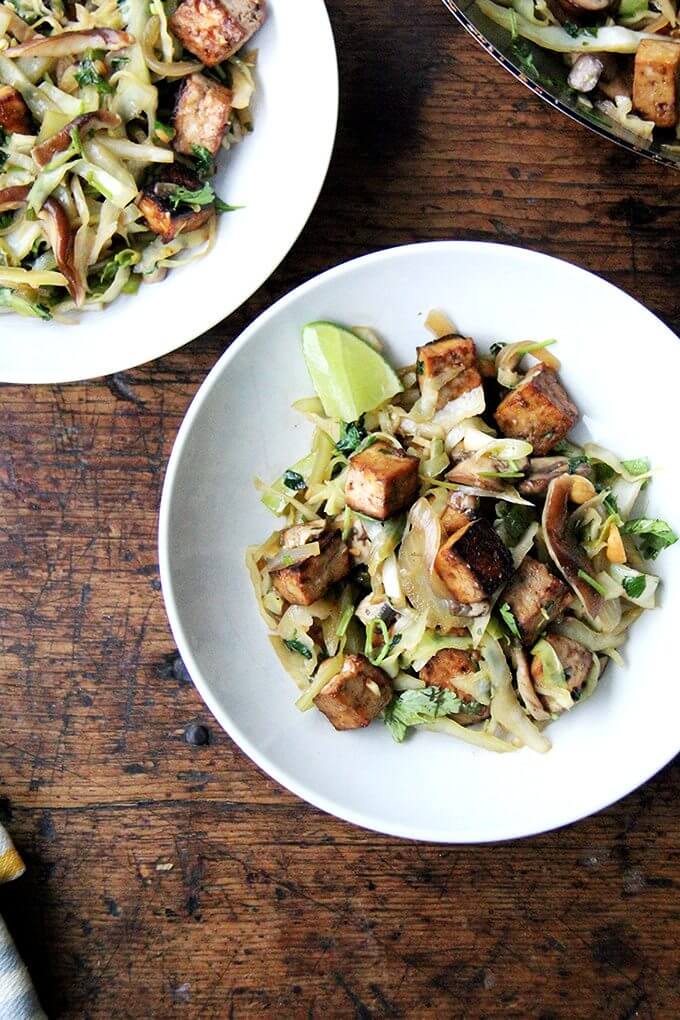 Easy Vegan Tofu Pad Thai Recipe - Running on Real Food