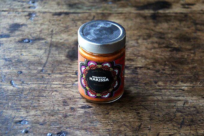 A jar of harissa.