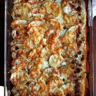 Make Ahead Scalloped Potatoes Ina Garten Then layered in a casserole ...