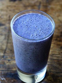 A whirl of sweet hydration is just what I need as hotter days move in or, as it turns out, even when they don't—I've been making this blueberry-almond smoothie every day, rain or shine, brisk or balmy. // alexandracooks.com