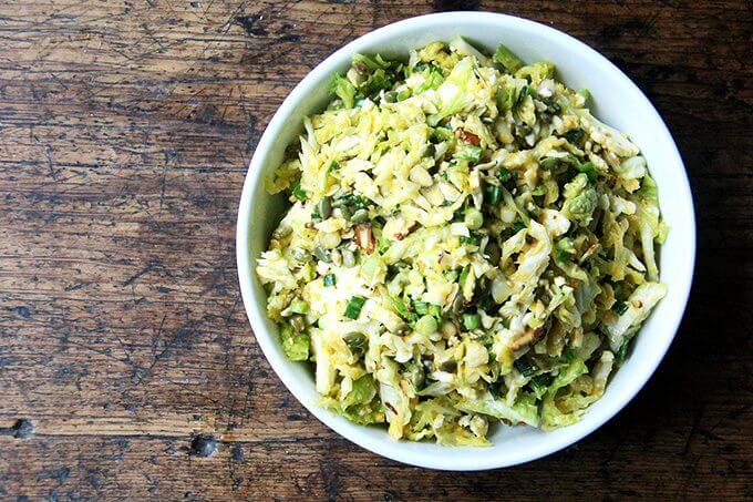 Cabbage Slaw with Miso-Carrot Dressing