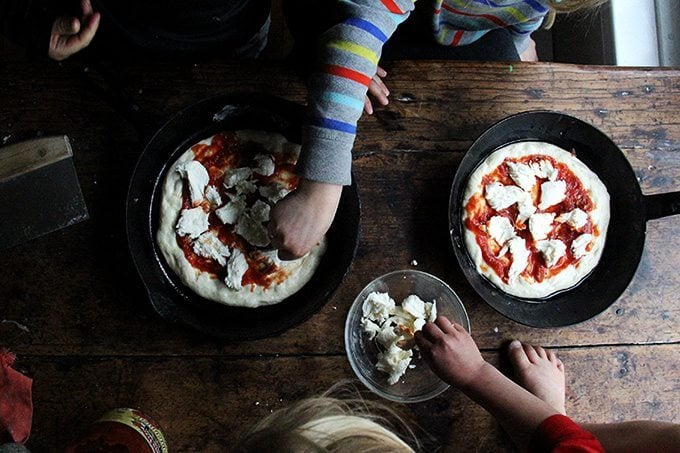 Cast Iron Pizza Recipe — The Mom 100