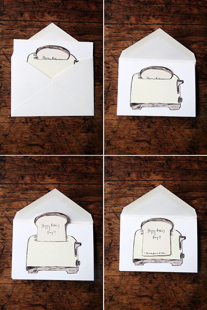 Aren't these toast bookplates and cards cute? Purchase a copy of Bread Toast Crumbs and get your own toast bookplates for free! // alexandracooks.com