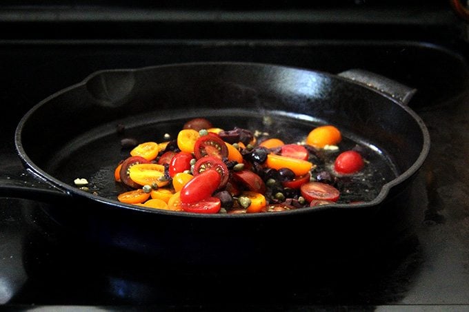 Anolon Wok Giveaway + Chicken and Egg with Black Bean Sauce Recipe