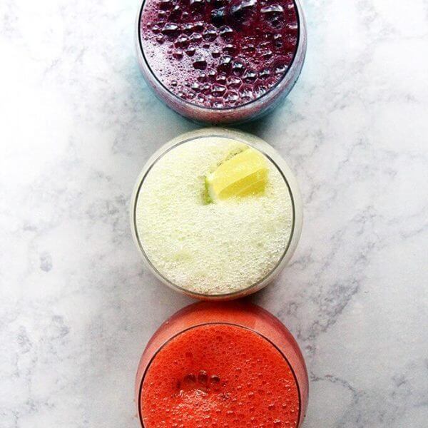 A trio of paloma slushies.