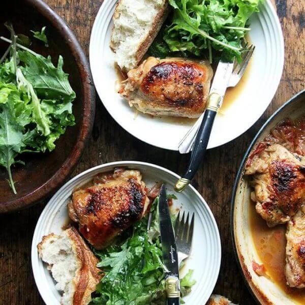 Chicken with Sherry and Sherry Vinegar