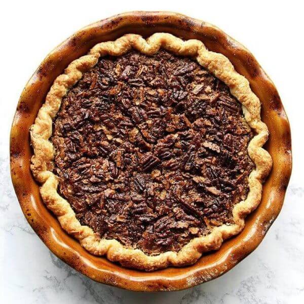 Bourbon pecan pie