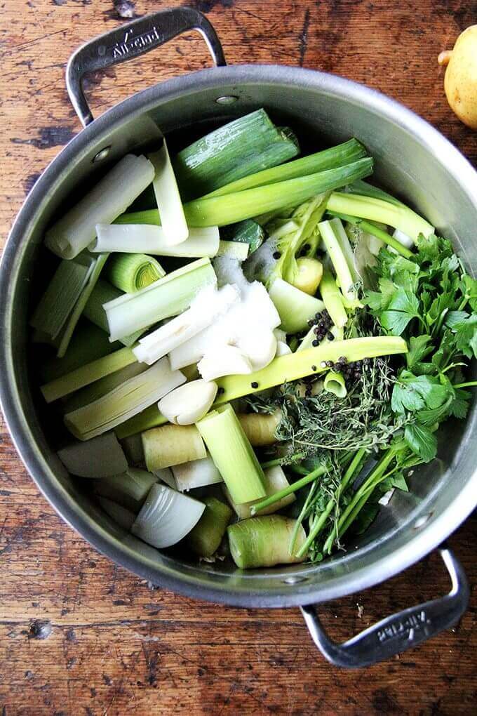 Instant Pot Vegetable Stock Recipe