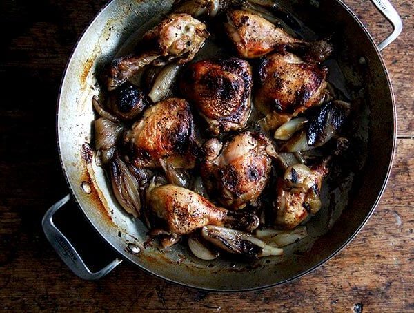 Roast Chicken and Shallots