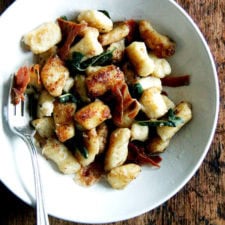 Potato Gnocchi with Crispy Prosciutto and Sage