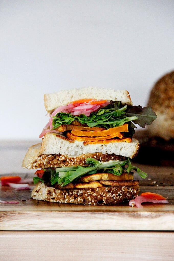 Roasted Sweet Potato Breakfast Sandwich