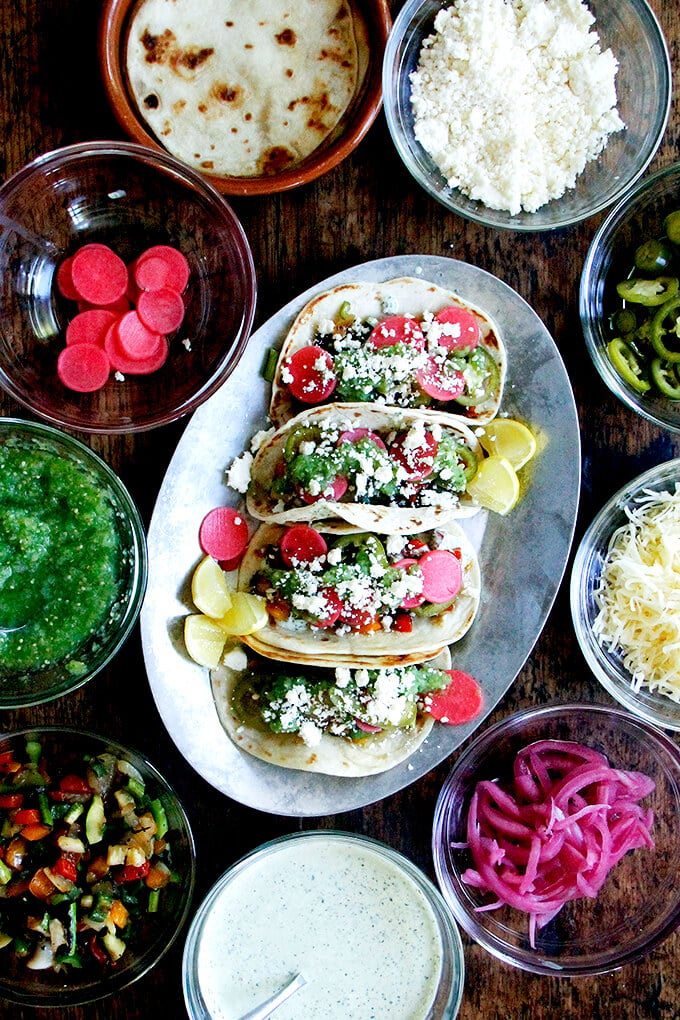 vegetable tacos