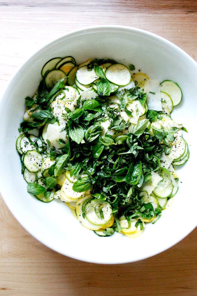 summer squash salad