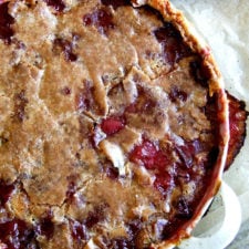 Peach (or Pluot!) Cobbler with Hot Sugar Crust-image