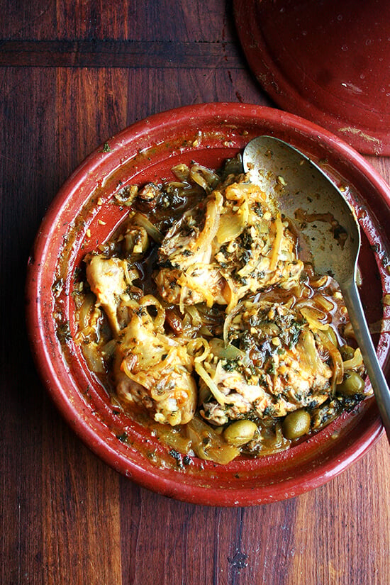 chicken with preserved lemons and green olives