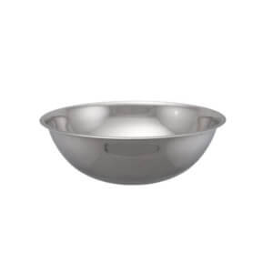 large stainless steel bowl