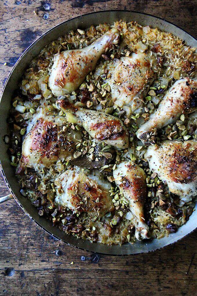 Moroccan chicken and rice