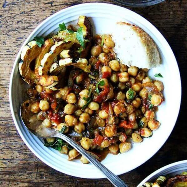 chickpea tagine with tomato jam