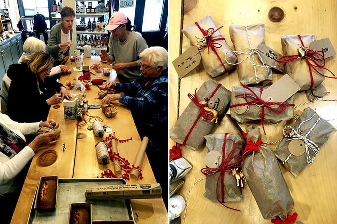 holiday baking at the Vischer Ferry General Store