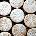 Stamped Spiced Brown Butter Sugar Cookies with Maple Glaze