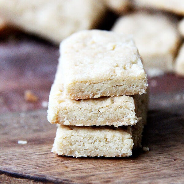 Brown Sugar Shortbread Cookies