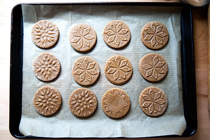 Almond Stamped Cookies - Nordic Ware