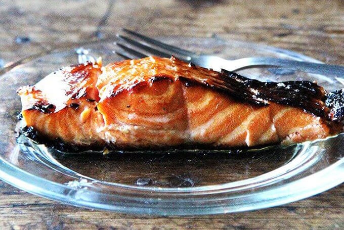 broiled ginger soy salmon