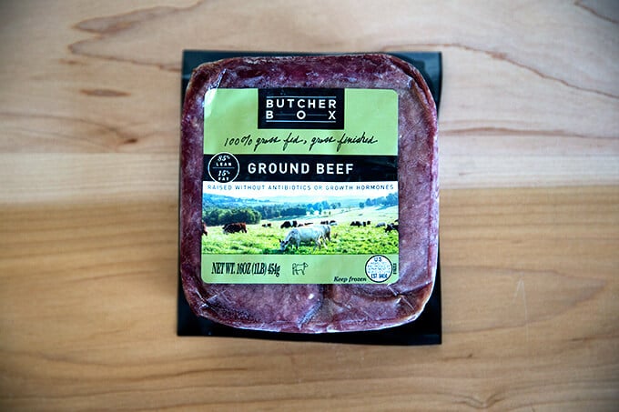 Butcher Box grass-fed ground beef