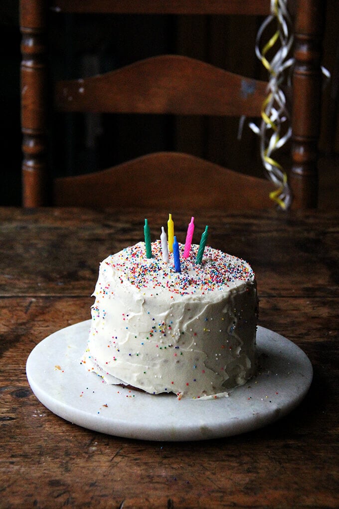 One-Bowl Buttermilk Birthday Cake | Alexandra's Kitchen