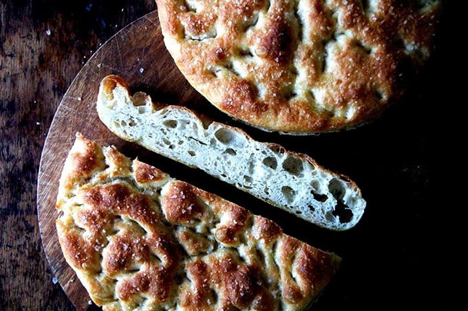 overnight, refrigerator focaccia