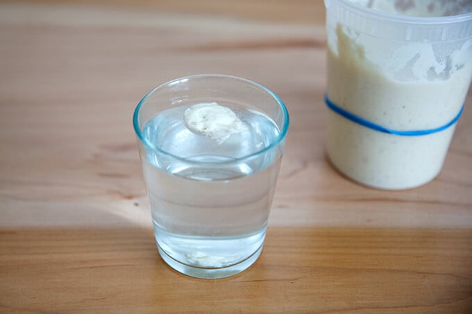 sourdough, float test