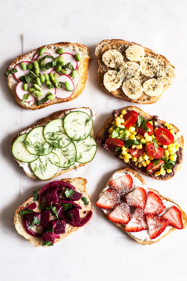 Gena Hamshaw's Vegan Toasts