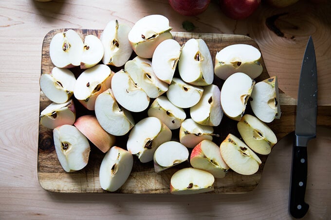 cut apples