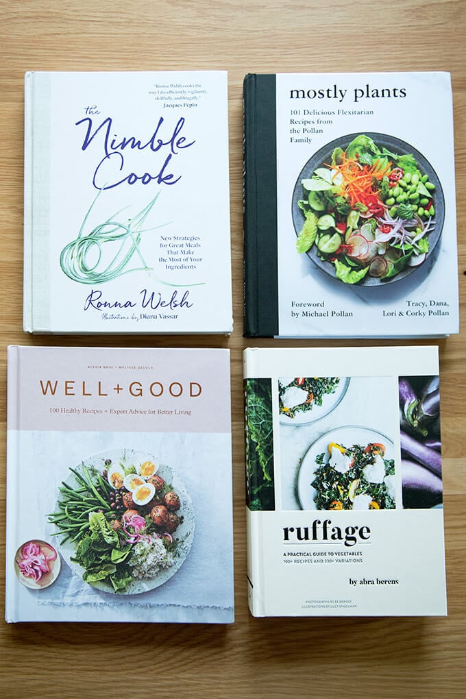 Four new plant-based cookbooks.