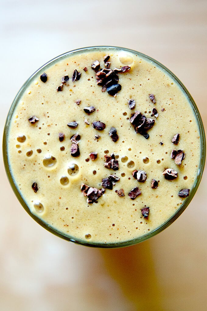 Coffee Smoothie with Dates, Banana, & Almond Milk | Alexandra's Kitchen