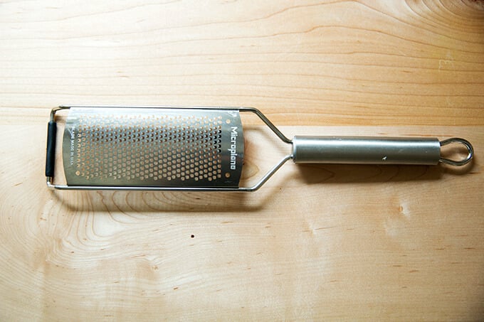 A microplane grater.