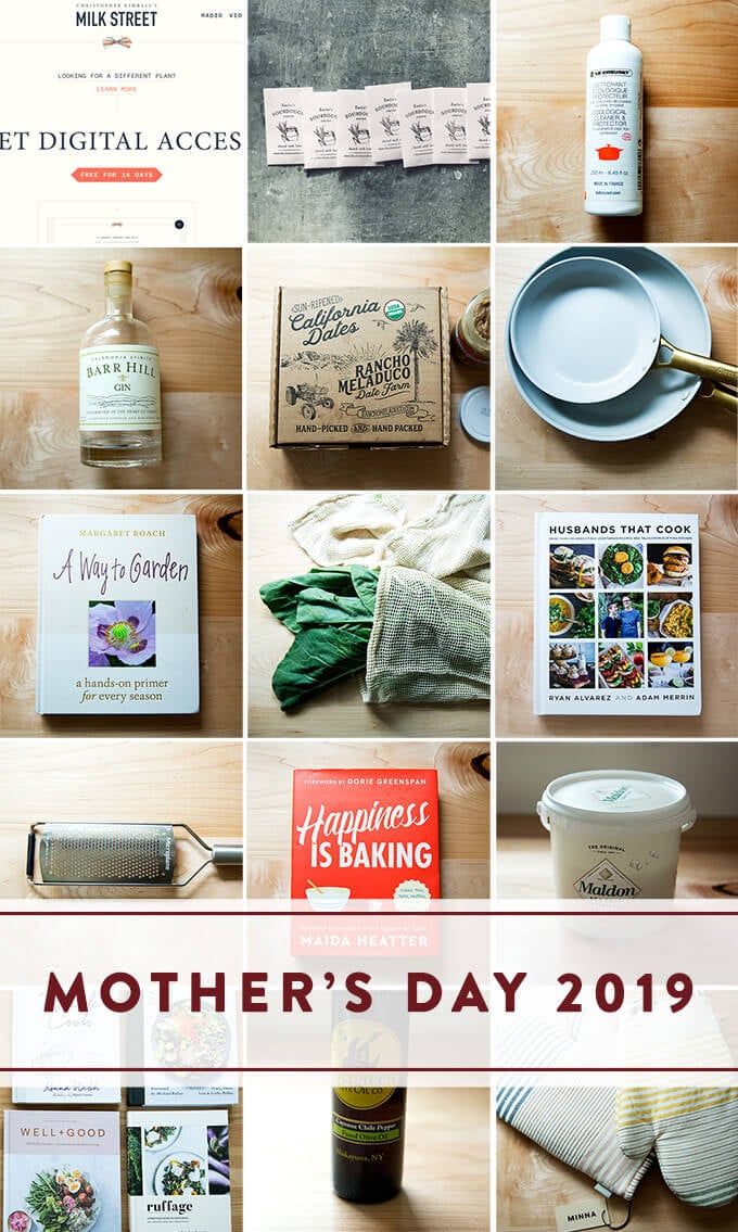 A montage of gifts for Mother's Day 2019.