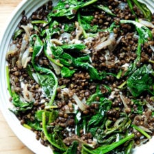 Addictive Black Lentils with Spinach -image