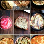 A montage of 9 favorite apple recipes for fall.