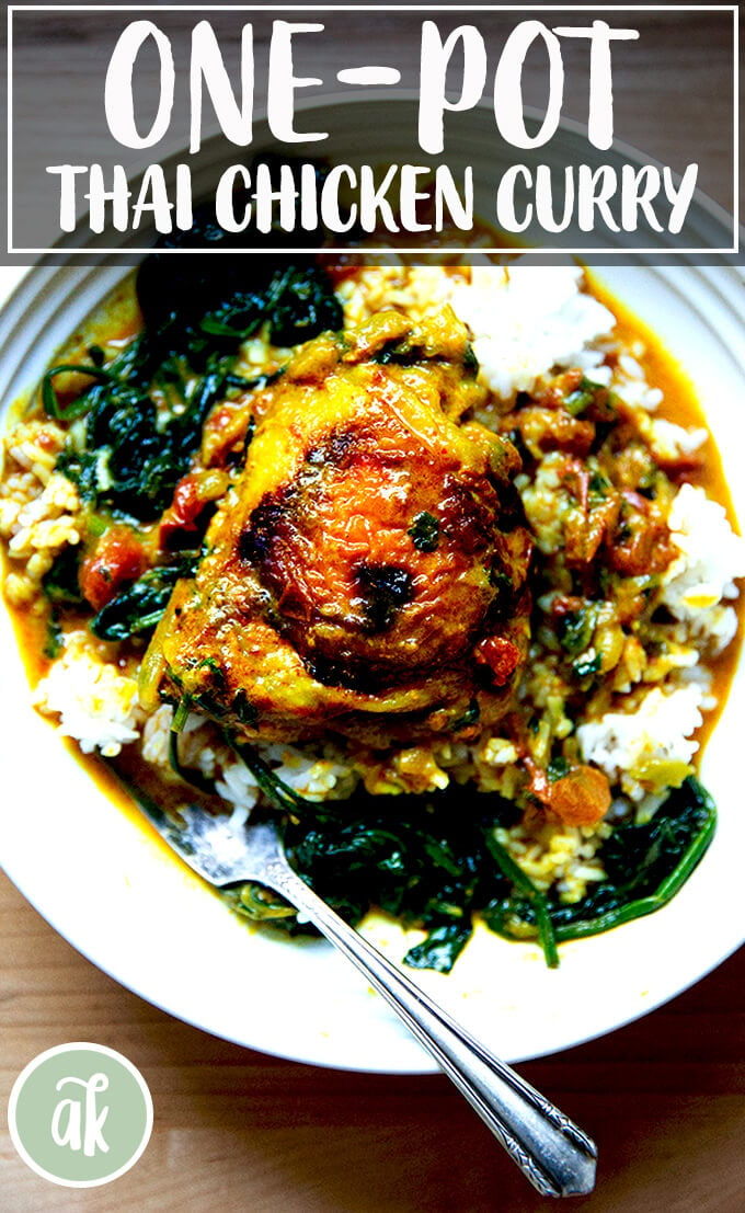 Easy, One-Pot Coconut Thai Chicken Curry | Alexandra's Kitchen