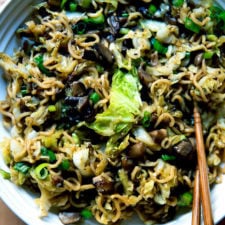 Vegan One-Pot Ginger-Scallion Ramen Noodles