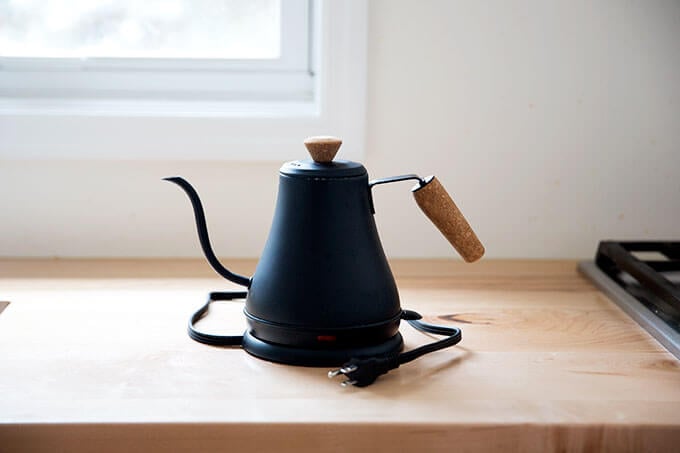 An electric kettle.