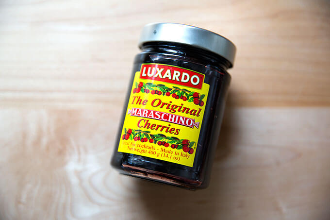 Luxardo cherries.