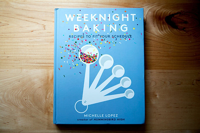 A cookbook: Michelle Lopez's Weeknight Baking