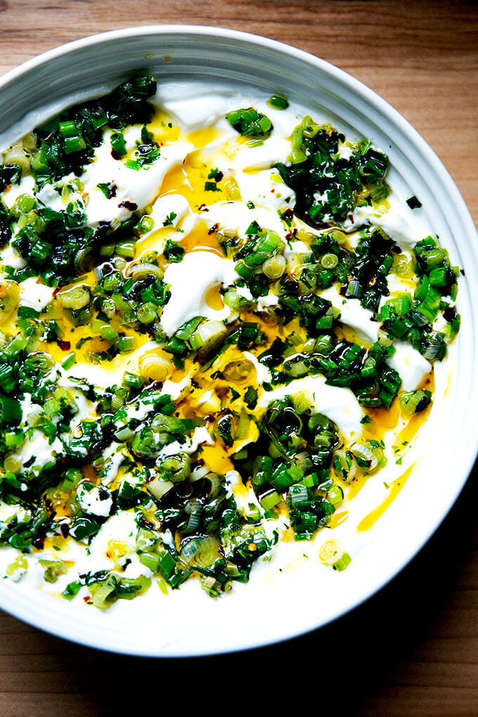 Homemade ranch dip in a bowl.