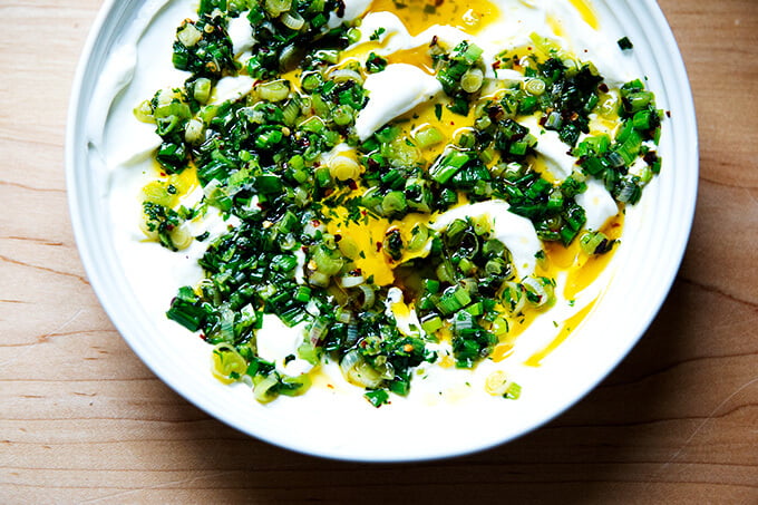 Homemade ranch dip in a bowl.