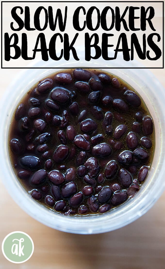 Simplest Slow Cooker Black Beans | Alexandra's Kitchen