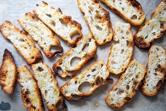 crostini just baked