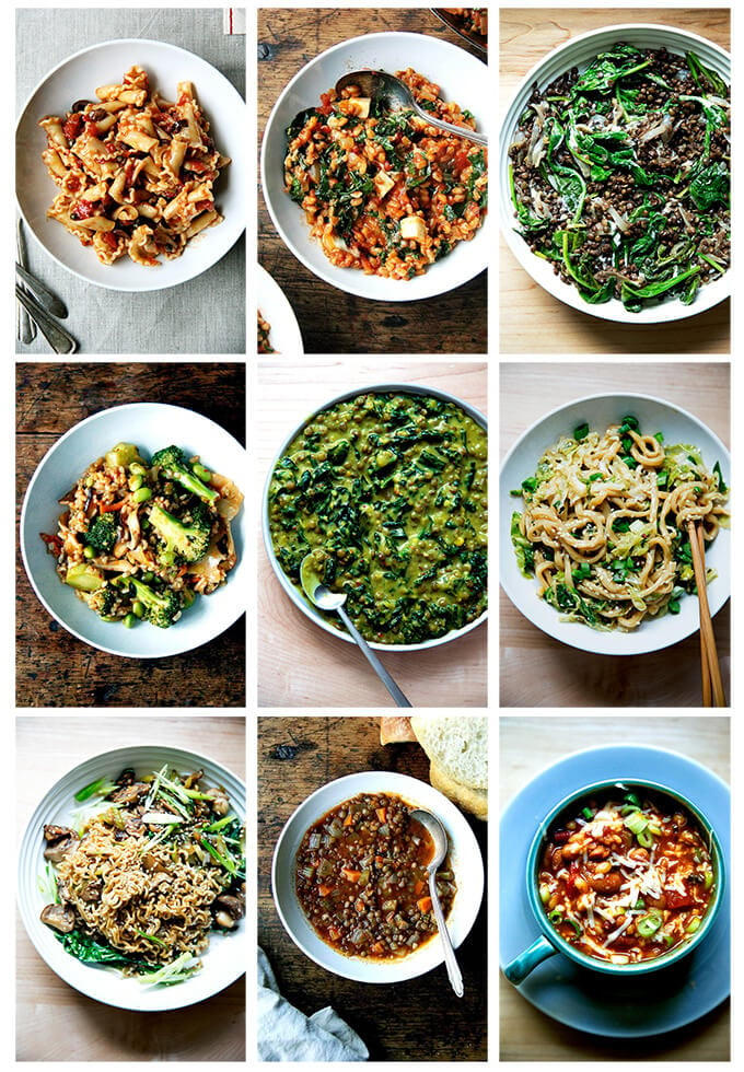 A selection of pantry recipes to make right now. 