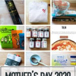 A montage of gifts for mother's day.